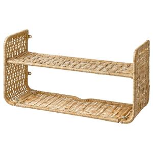 FRYKSÅS Wandregal, Rattan 60x20 cm