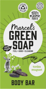 Marcel's Green Soap Feste Duschpflege Tonka & Maiglöckchen, 150 g