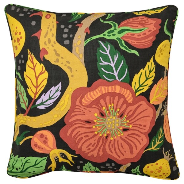 Bild 1 von HÖSTAGILLE Kissenbezug, Blumenmuster bunt 50x50 cm