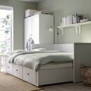 Bild 2 von HEMNES Tagesbettgestell/3 Schubladen, weiß 80x200 cm