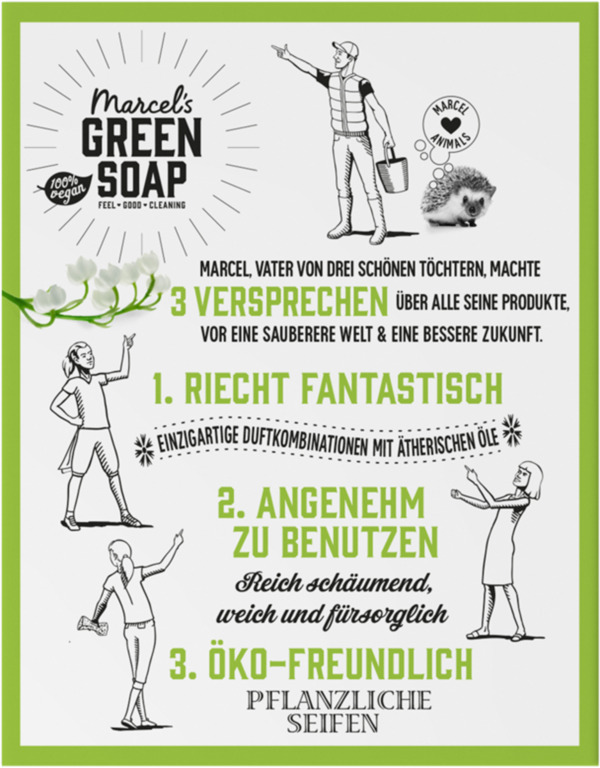 Bild 2 von Marcel's Green Soap Festes Shampoo Tonka & Maiglöckchen, 90 g