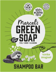 Marcel's Green Soap Festes Shampoo Tonka & Maiglöckchen, 90 g