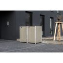 Bild 1 von Hide Mülltonnenbox 240 l natur grau 2-fach