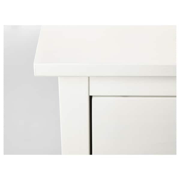 Bild 3 von HEMNES Kommode mit 2 Schubladen, weiß gebeizt 54x66 cm