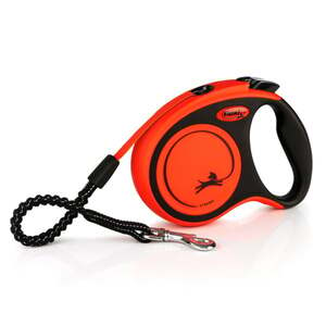 flexi XTREME Gurtleine schwarz/orange M 5m