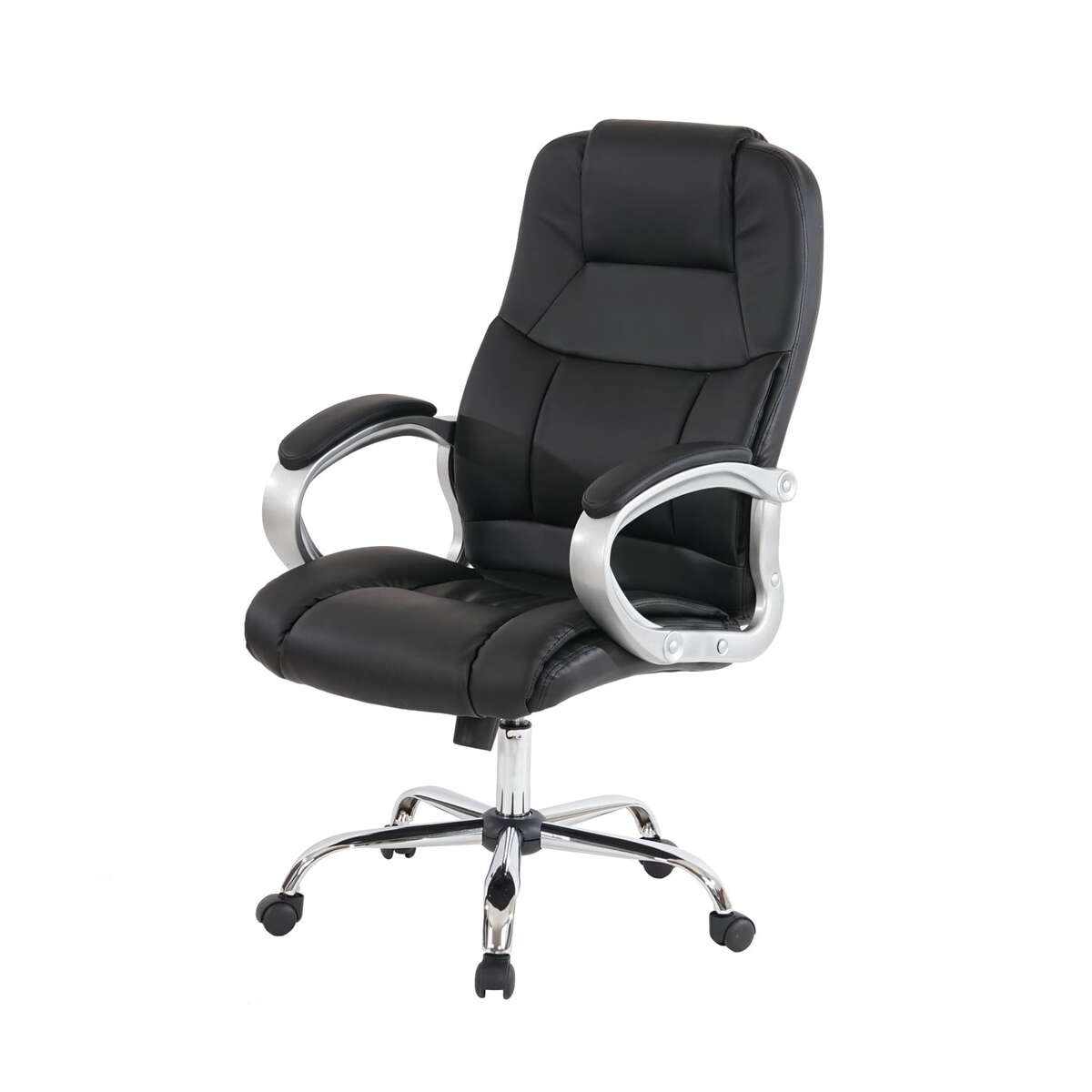 Bild 1 von Profi-Bürostuhl Chicago XXL Chefsessel Drehstuhl Us-Version, 150kg belastbar, Kunstleder schwarz