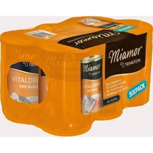 Miamor Trinkfein Vitaldrink Sixpack 6x135ml Geflügel