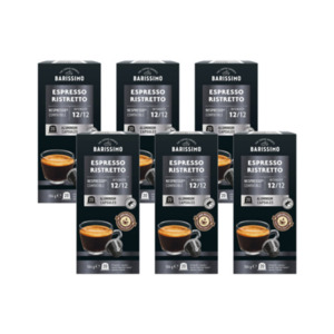 Kaffeekapseln Espresso Ristretto, 6 x 104 g (Aluminium)