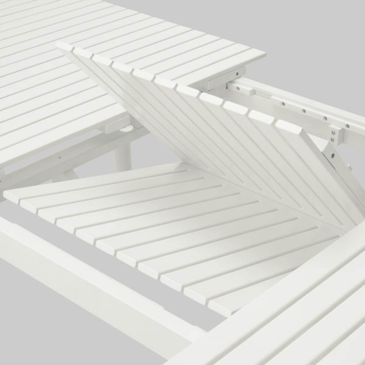 Bild 3 von HATTHOLMEN Ausziehtisch/außen, Eukalyptus/weiß 159/211x91 cm