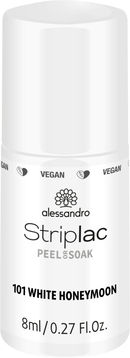 Bild 1 von Alessandro STRIPLAC PEEL OR SOAK WHITE HONEYMOON -VEGAN, 8 ml