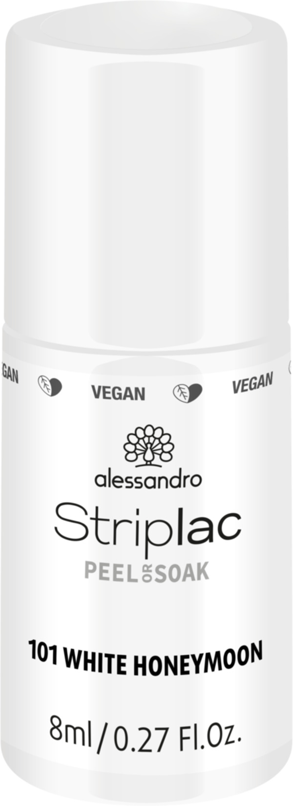 Bild 1 von Alessandro STRIPLAC PEEL OR SOAK WHITE HONEYMOON -VEGAN, 8 ml