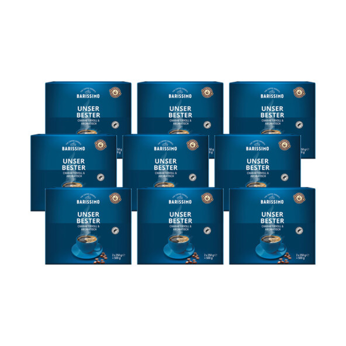 Bild 1 von Kaffeepulver Unser Bester, 18 x 250 g