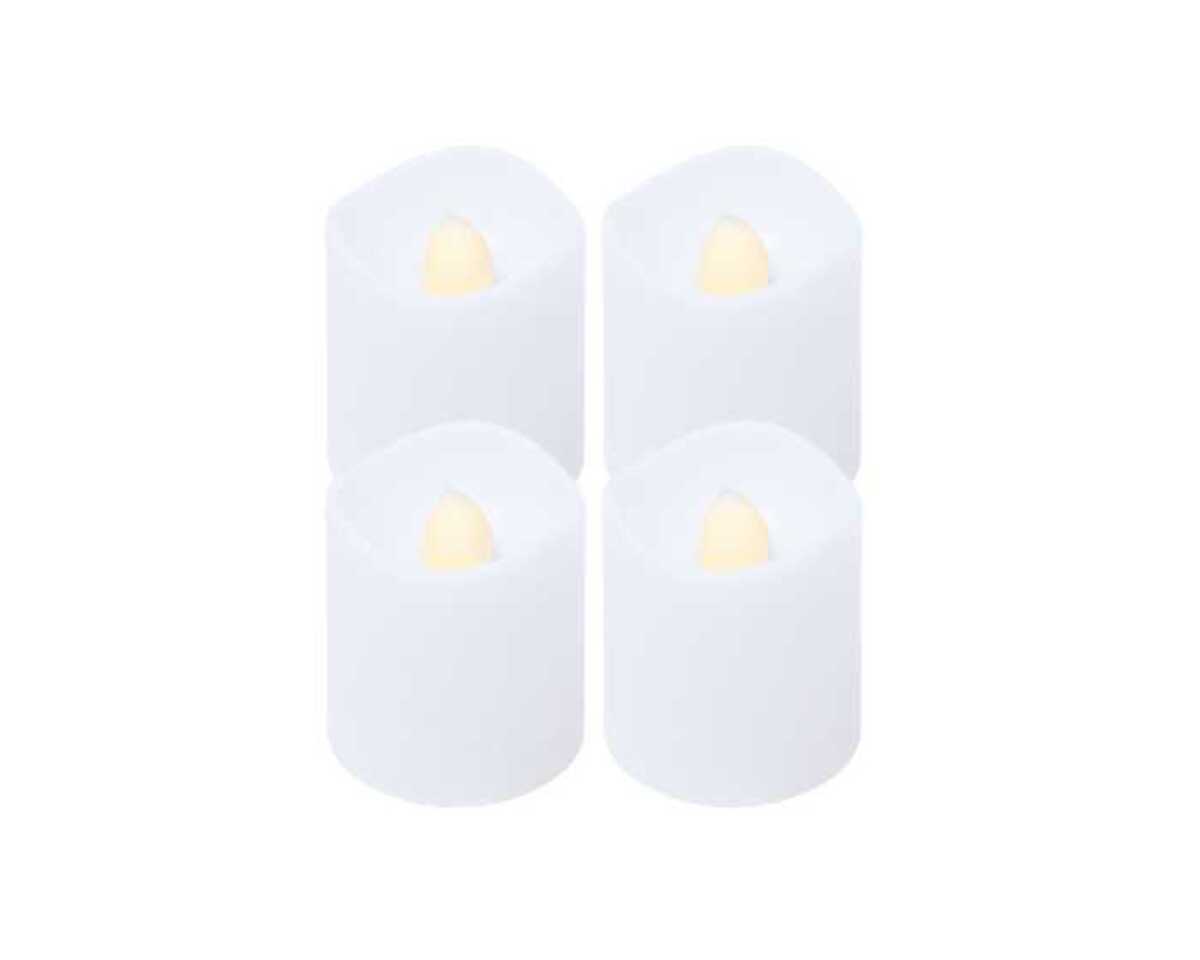 Bild 1 von O'Canny LED-Kerzen 4er-Set, warmweiß, ca. 5 x 3, 8 cm