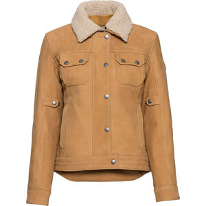 Brave Ebony Damen Lederjacke Beige