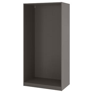 PAX Korpus Kleiderschrank, dunkelgrau 100x58x201 cm