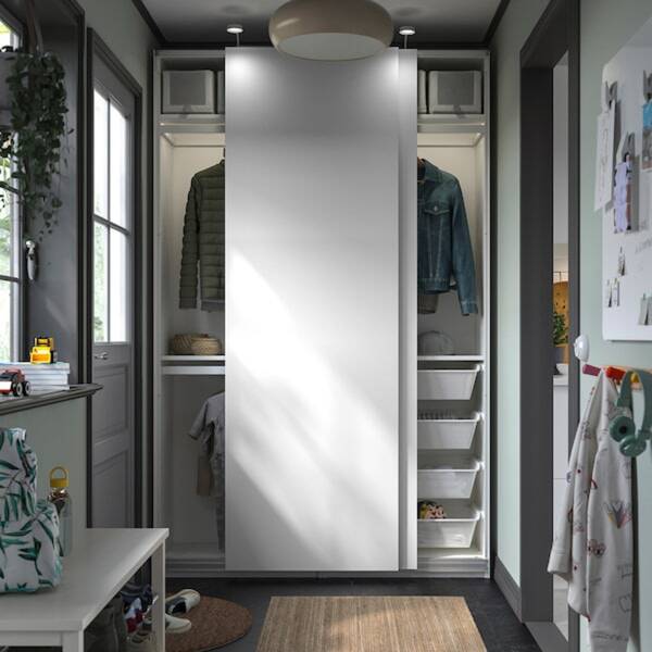 Bild 2 von PAX Korpus Kleiderschrank, weiß 75x35x236 cm