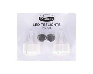 O'Canny LED-Teelichte warmweiß 2er Pack