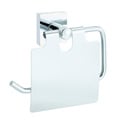 Bild 1 von Primaster Toilettenpapierhalter Edelstahl verchromt Classic Cube mit Deckel