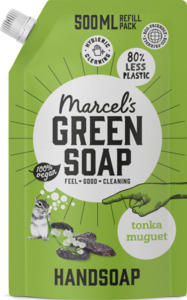 Marcel's Green Soap Handseife Tonka & Maiglöckchen Nachfüllbeutel, 500 ml