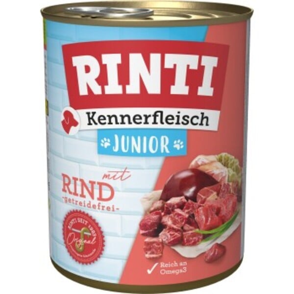 Bild 1 von RINTI Kennerfleisch Junior Rind 12x800 g