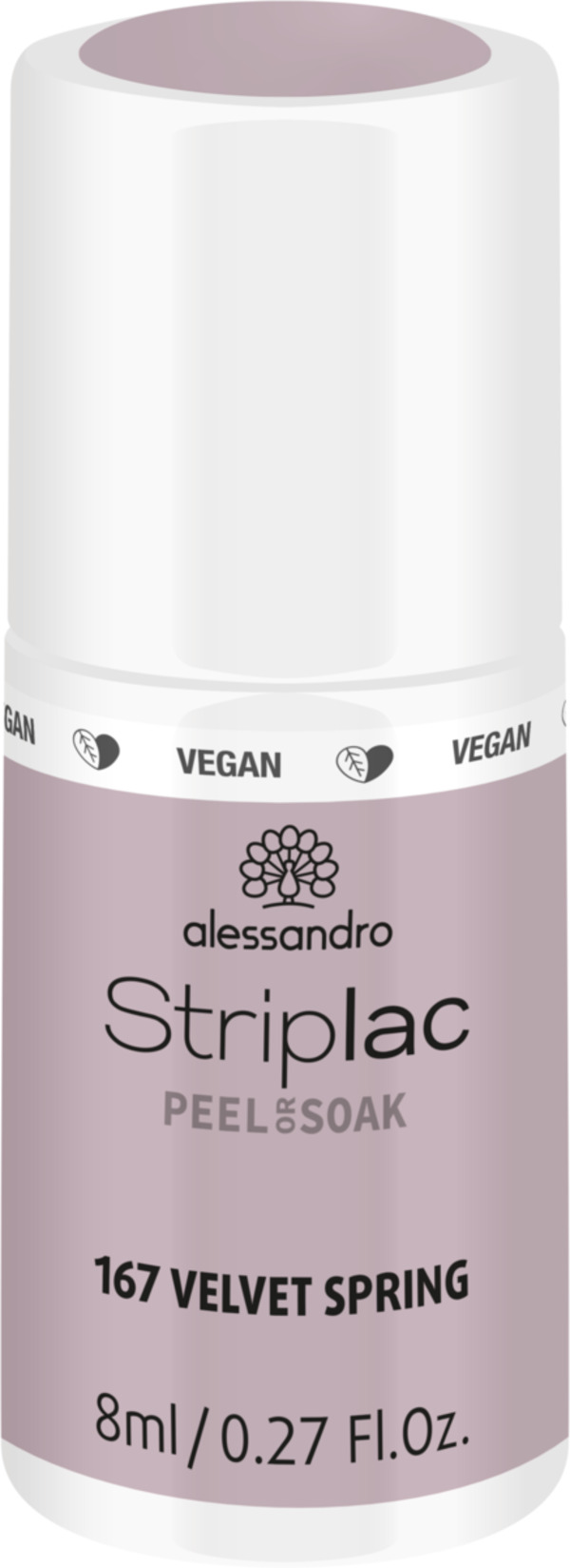 Bild 1 von Alessandro STRIPLAC PEEL OR SOAK VELVET SPRING -VEGAN, 8 ml