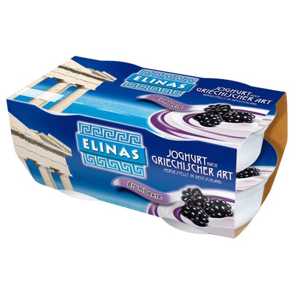 Bild 1 von Elinas Joghurt Griechischer Art Brombeere 4x150g