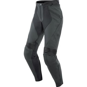 Pony 3 Damen Lederhose Schwarz