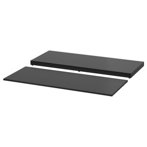 NORDLI Deckplatte und Sockel, anthrazit 120x47 cm