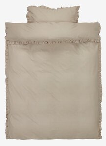 Bettwäsche ELMA Washed Cotton 135x200 sand