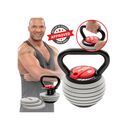 Bild 1 von Miweba Sports Kettlebell KB300, verstellbar, 3,4-18 kg, 6 Gewichtscheiben, Easy-Lock-Mechanismus