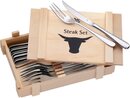 Bild 1 von WMF Steakbesteck (12-tlg), 6 Personen, Cromargan® Edelstahl Rostfrei 18/10, inkl. Holzkiste