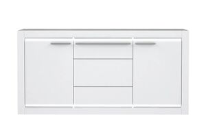 Sideboard  L-Light ¦ weiß ¦ Maße (cm): B: 158 H: 78 T: 41 Kommoden & Sideboards > Sideboards - Sconto