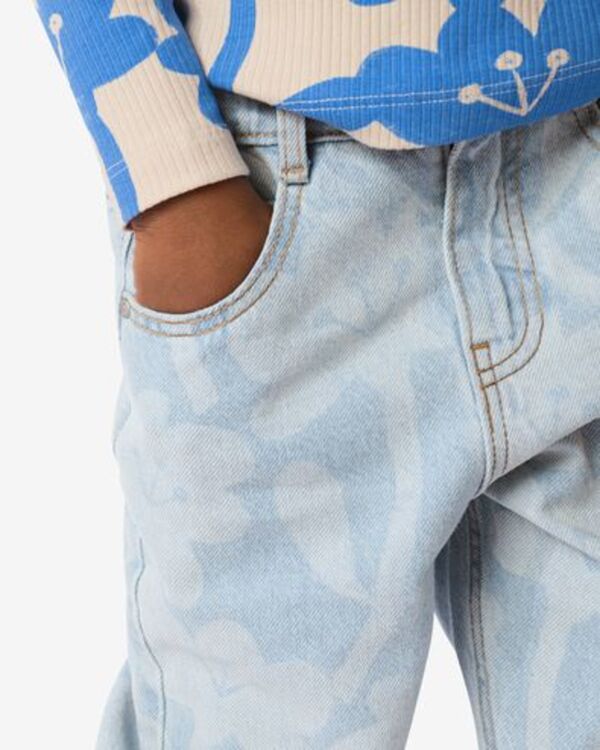 Bild 4 von Kinder Denim-Jeans Relaxed Fit blau