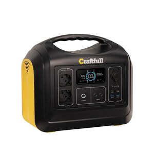 Craftfull Powerstation Adventure CP-1800, 1488 Wh, 1800 Watt, tragbar, Lithium-Akku, Steckdosen, USB