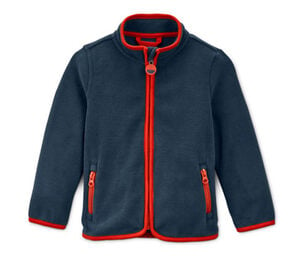 Fleecejacke aus recyceltem Material, blau