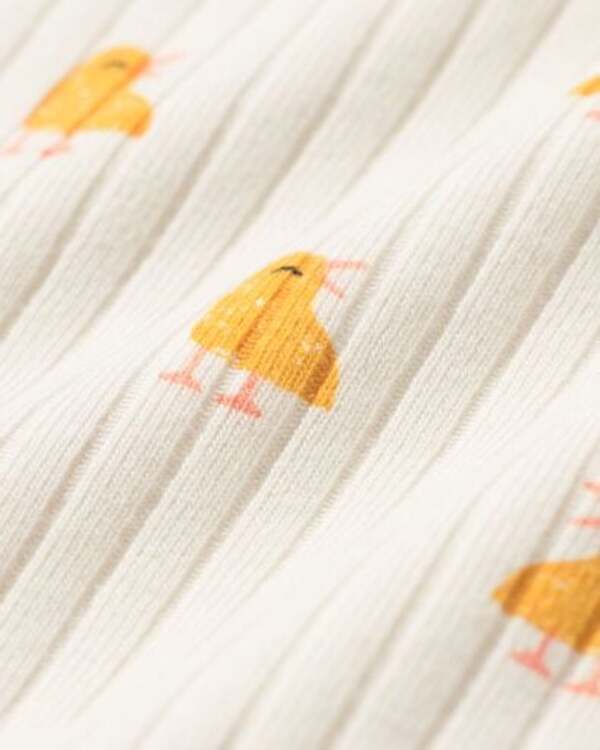 Bild 2 von größenflexibler Newborn-Wickelbody, mit Bambus und Elasthan, Feinripp, Enten eierschalenfarben