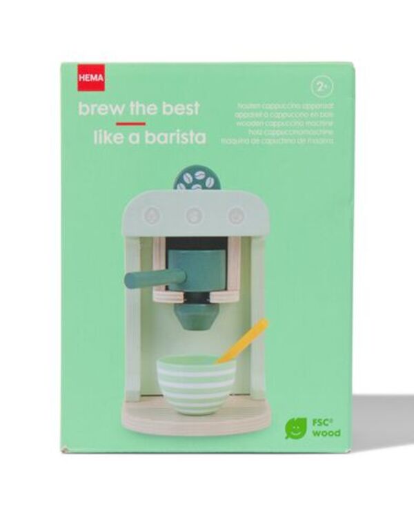 Bild 3 von Kaffeemaschine, Holz, 13 x 11 x 17 cm