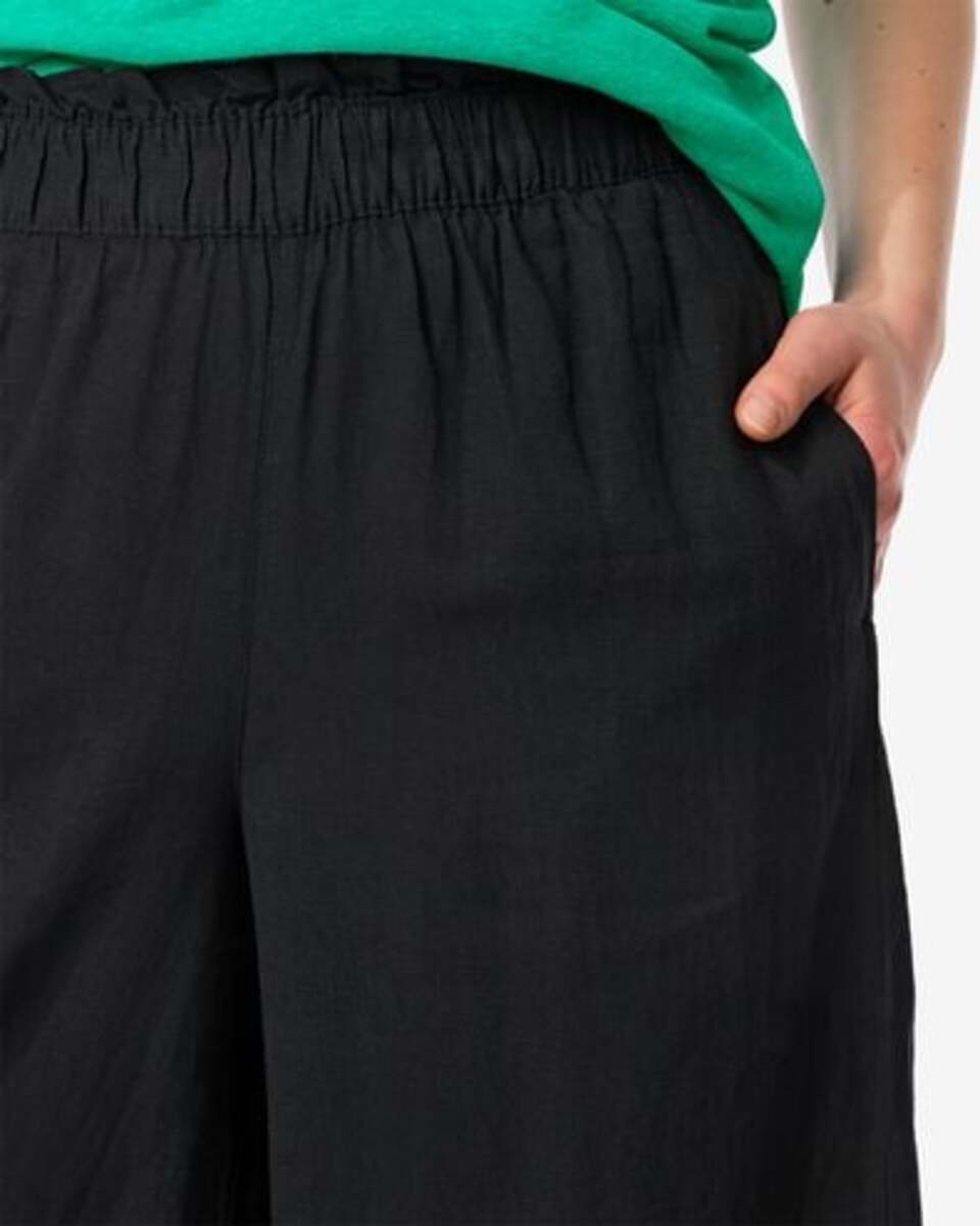Bild 3 von Damen-Hose Raiza, mit Leinen schwarz