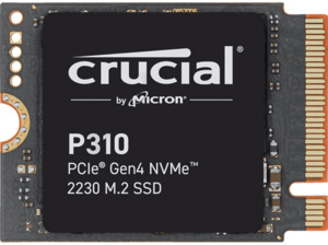 CRUCIAL P310 PCIe Gen4 2230 NVMe SSD, 2 TB SSD M.2, intern, Schwarz