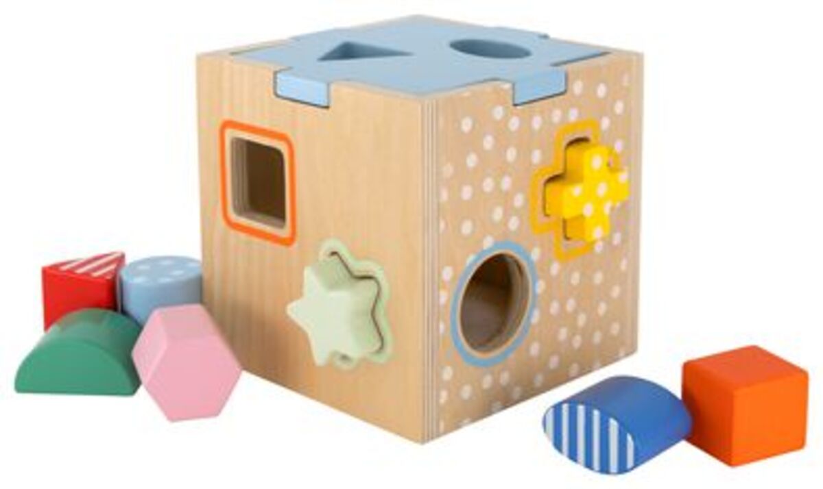 Bild 1 von Holz-Steckbox, 14 x 14 x 14 cm