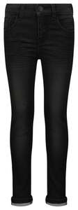 Kinder-Jogdenim, Skinnyhose schwarz