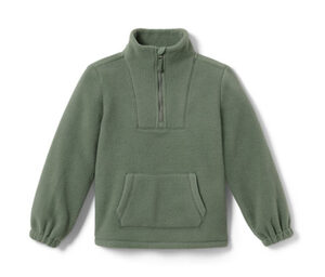 Kuschelfleece-Sweatshirt, olivgrün