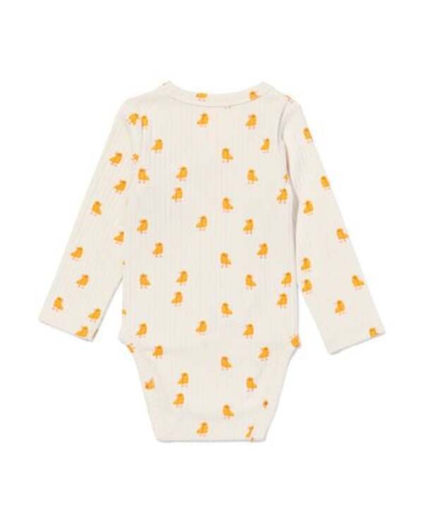 Bild 4 von größenflexibler Newborn-Wickelbody, mit Bambus und Elasthan, Feinripp, Enten eierschalenfarben