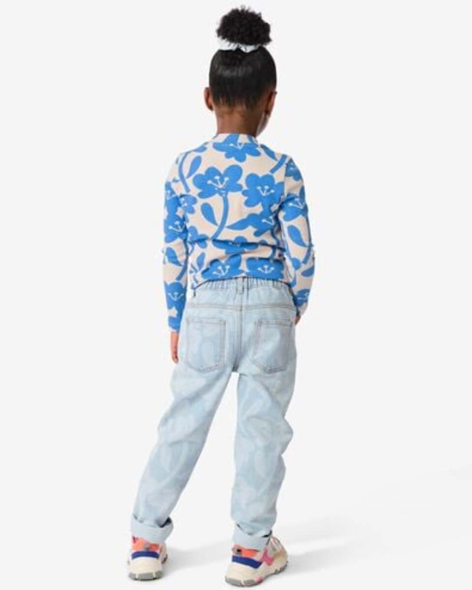 Bild 3 von Kinder Denim-Jeans Relaxed Fit blau