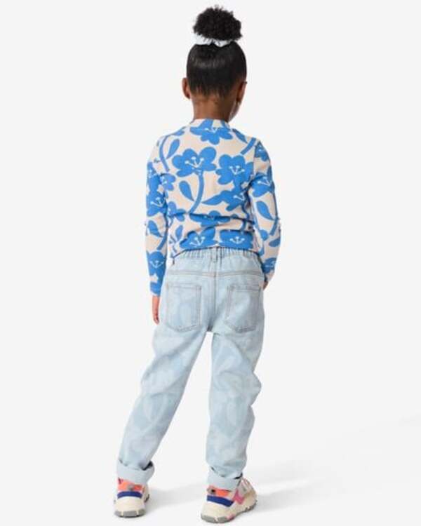 Bild 3 von Kinder Denim-Jeans Relaxed Fit blau