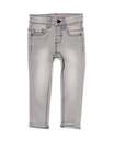 Bild 2 von Kinder-Jogdenim, Skinnyhose grau