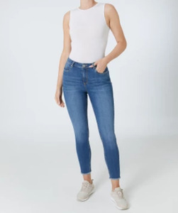 Jeans im 5-Pocket-Style, Janina, Slim-fit, knöchellang, jeansblau