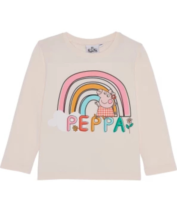 Bild 1 von Peppa Pig Langarmshirt, Peppa Pig, Rundhalsausschnitt, hellrosa