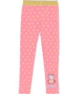 Peppa Pig Thermo-Leggings, Peppa Pig, elastischer Bund, pink