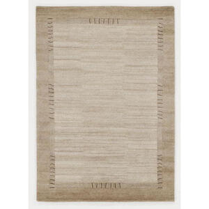 Cazaris Wollteppich Colombo, Natur, Textil, Bordüre, rechteckig, 200x300 cm, Care & Fair, für Fußbodenheizung geeignet, in verschiedenen Größen erhältlich, Teppiche & Böden, Teppiche, Naturtep
